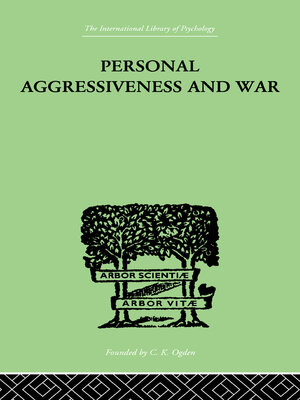 cover image of Personal Aggressiveness and War